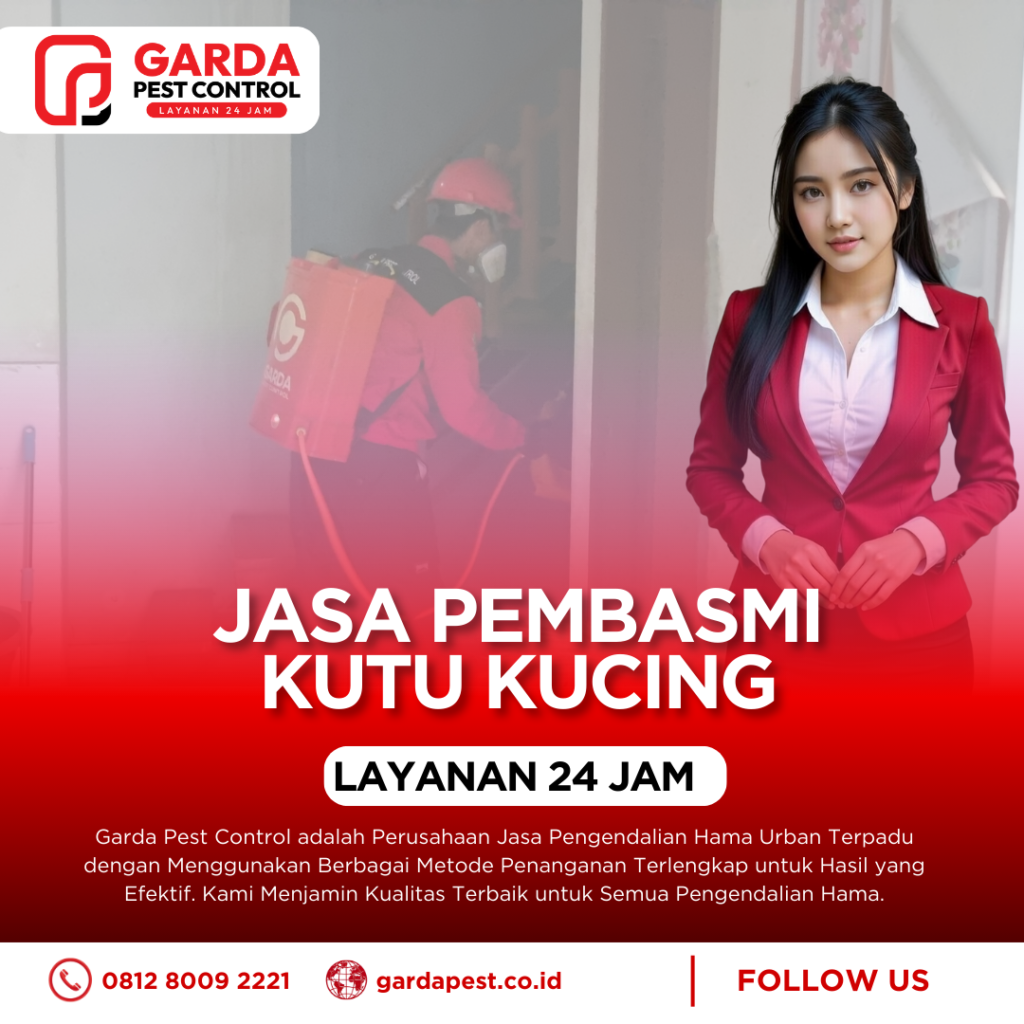 Jasa Pembasmi Kutu Kucing Bekasi No.1 di Indonesia