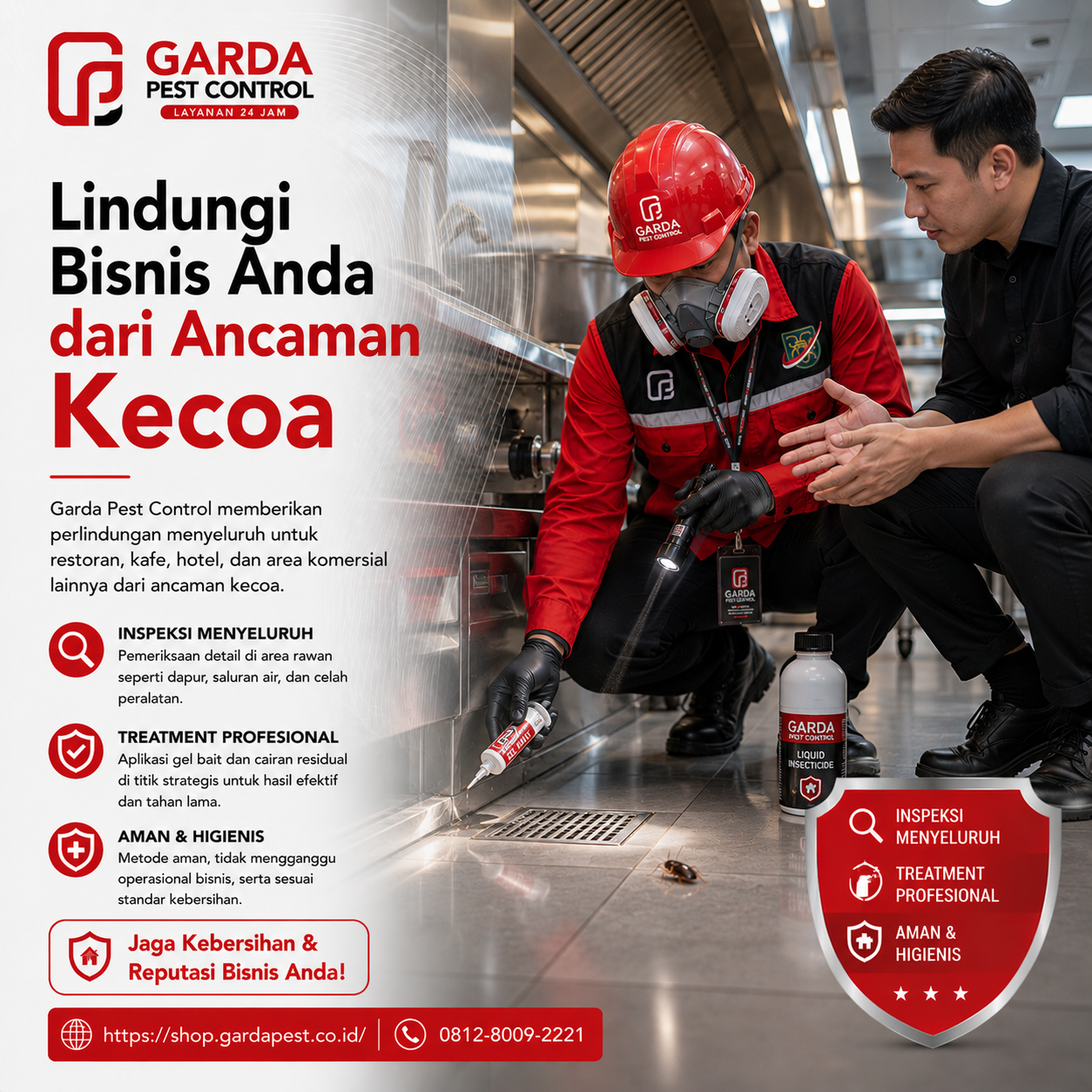 Jasa Pembasmi Kecoa Pabrik Cikarang untuk Area Industri dan Manufaktur