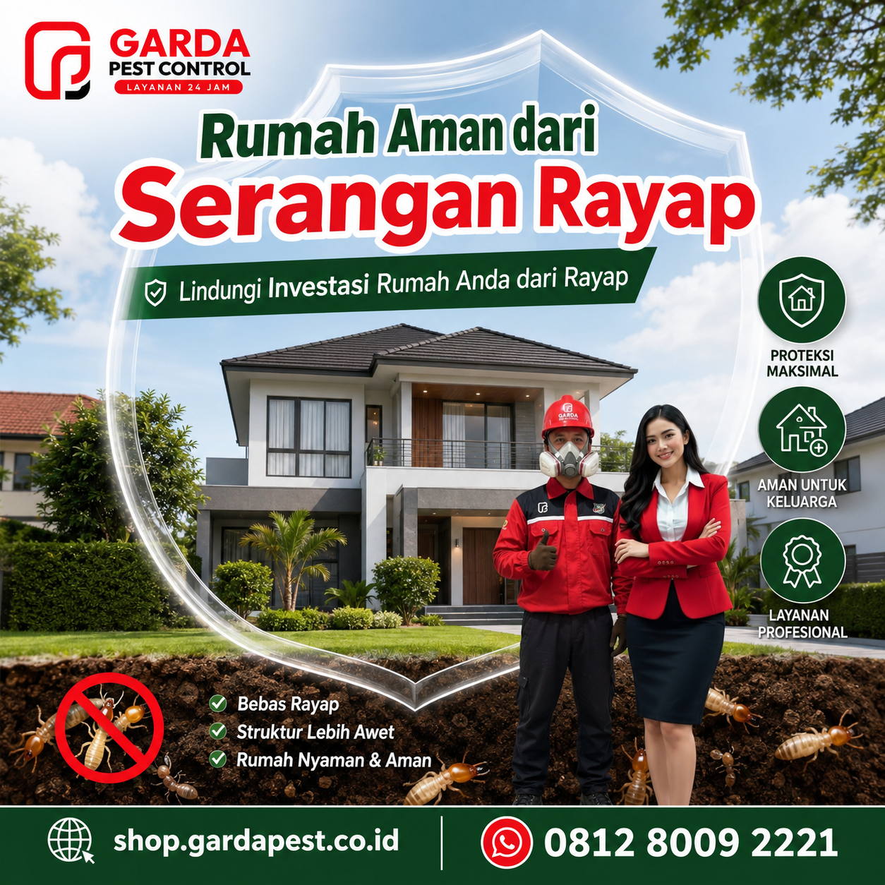 Jasa Anti Rayap Malang: Solusi Tuntas Garda Pest Control dari Serangan Hama
