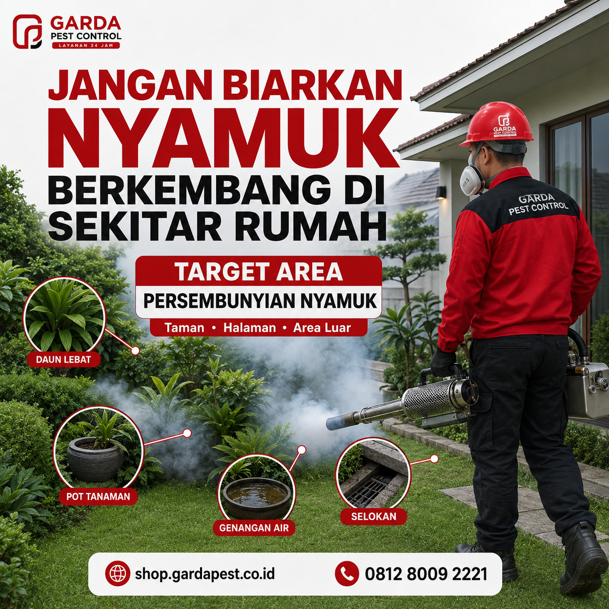 Jasa Fogging Nyamuk Pabrik Cikarang: Perlindungan Area Industri Garda Pest Control