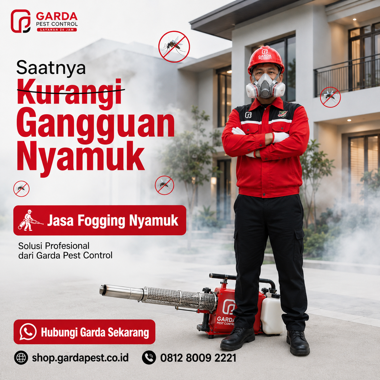 Jasa Fogging Nyamuk Perumahan di Cikarang untuk Perlindungan Pemukiman