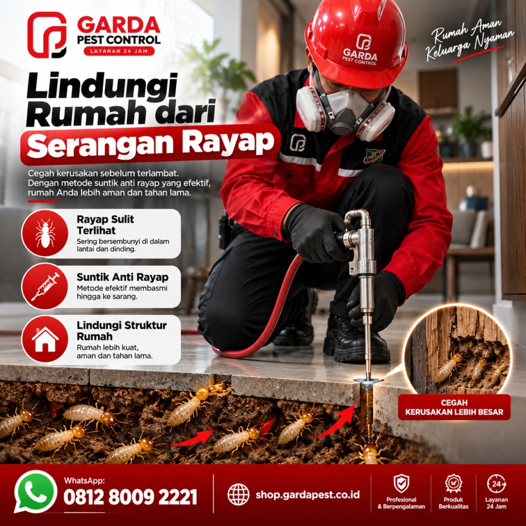Jasa Suntik Rayap Cikarang