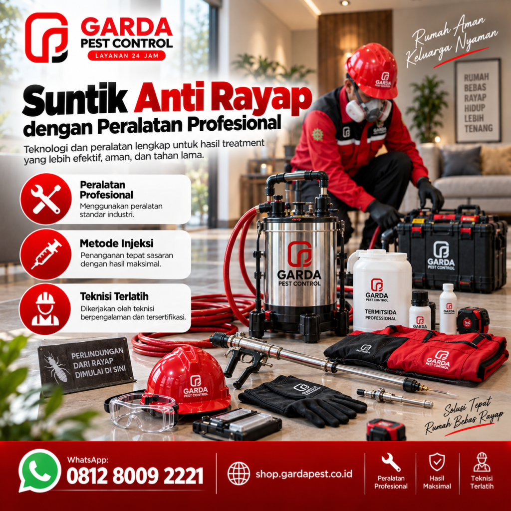 Harga Jasa Suntik Rayap per Meter Cikarang