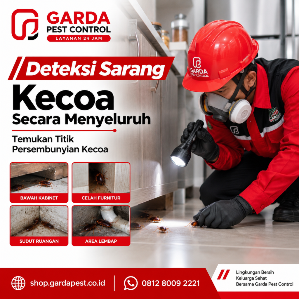 Jasa Pembasmi Kecoa Cikarang untuk Restoran & Rumah Profesional
